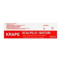 BISTURÍ DESECHABLE  Nº12 CAJA DE 10U KRAPE