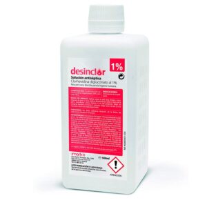 CLORHEXIDINA ACUOSA 500ml   1  SOLUCION  DESINCLOR