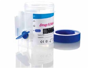 TEST DROGSA EN ORINA DRUG-SCREEN-CUP II 7A C/25 UN