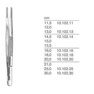 PINZA DISECCIÓN SIN DIENTES 13 CM DIMEDA