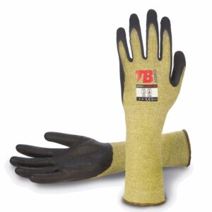 GUANTE ARAMIDA/F PUÑO DE 15CM Y RECUBRIMIENTO NBR